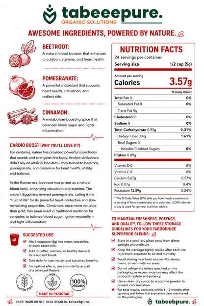 Cardio Boost | Beetroot Detox Powder