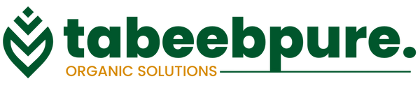Tabeepure Organic Solutions logo on a white background